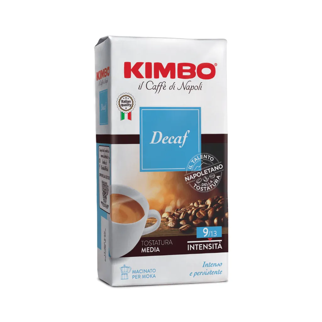 Kimbo Cafea Macinata Espresso Decaffeinato 250g