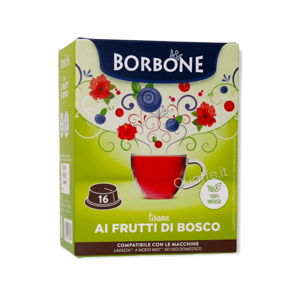 16 Capsule Borbone Frutti di Bosco - Compatibile Lavazza A Modo Mio