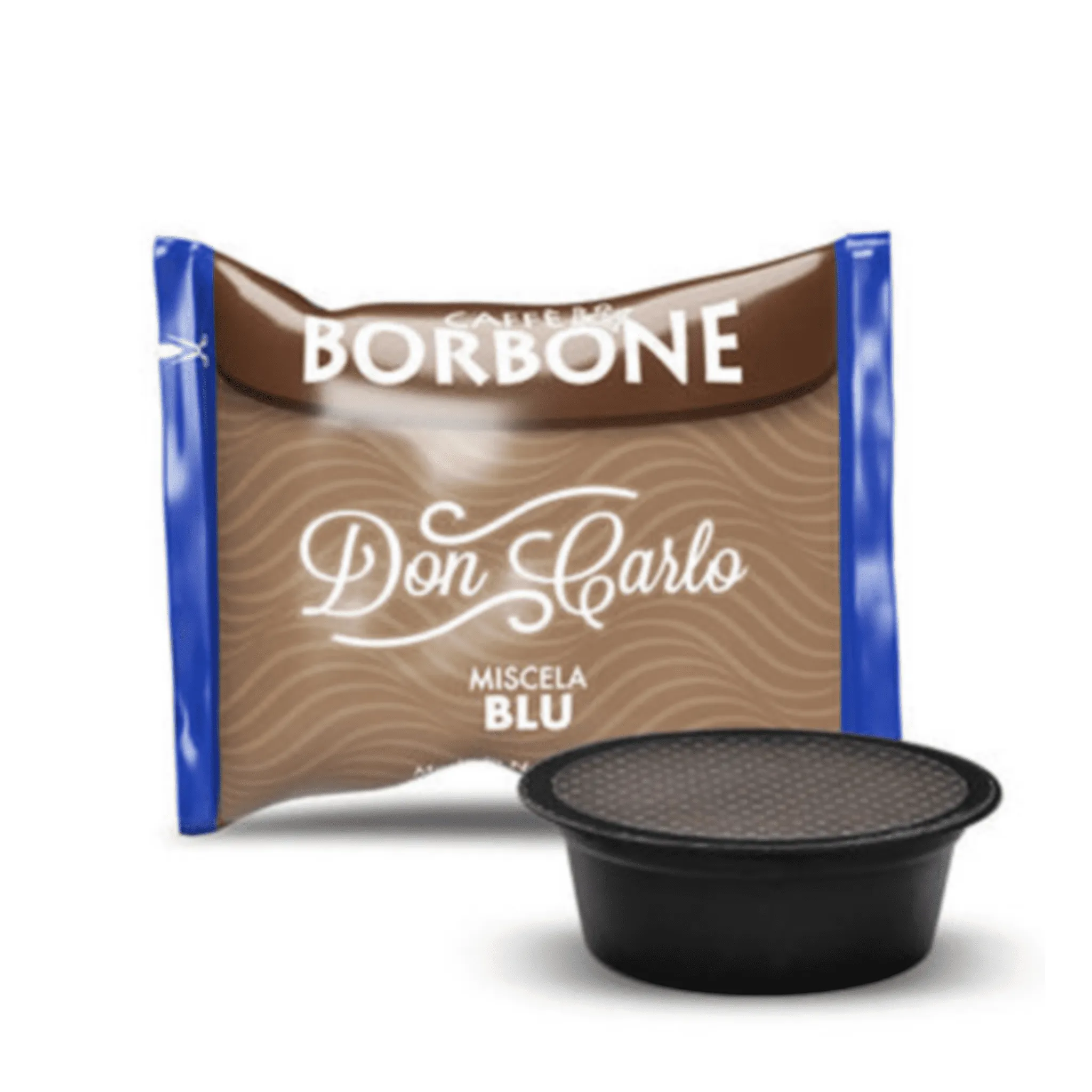 100 Capsule Borbone Don Carlo Miscela Blu - Compatibile Lavazza A Modo Mio