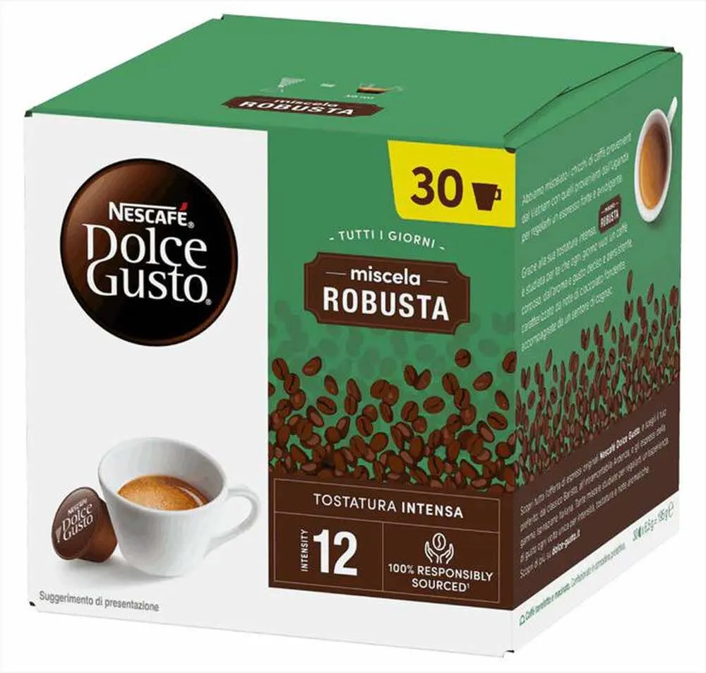 30 Capsule Nescafe Dolce Gusto Miscela Robusta