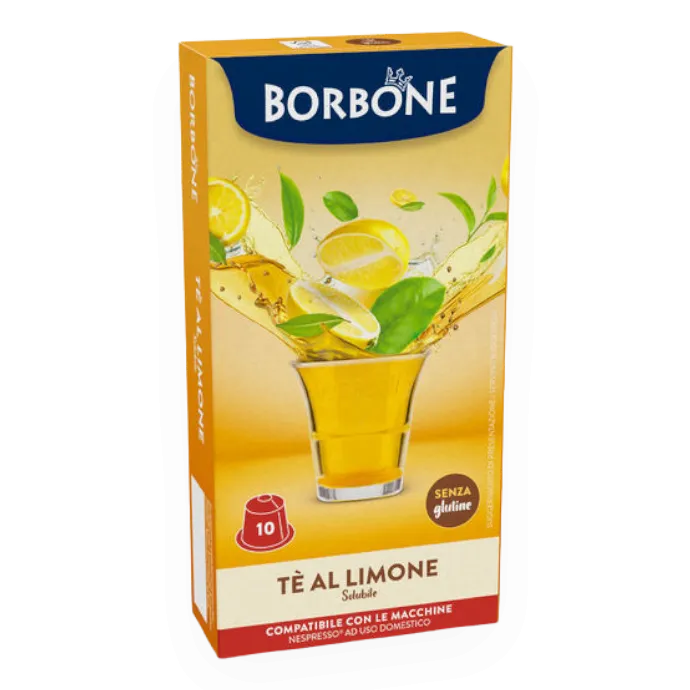 10 Capsule Borbone Ceai de Lamaie - Compatibile Nespresso