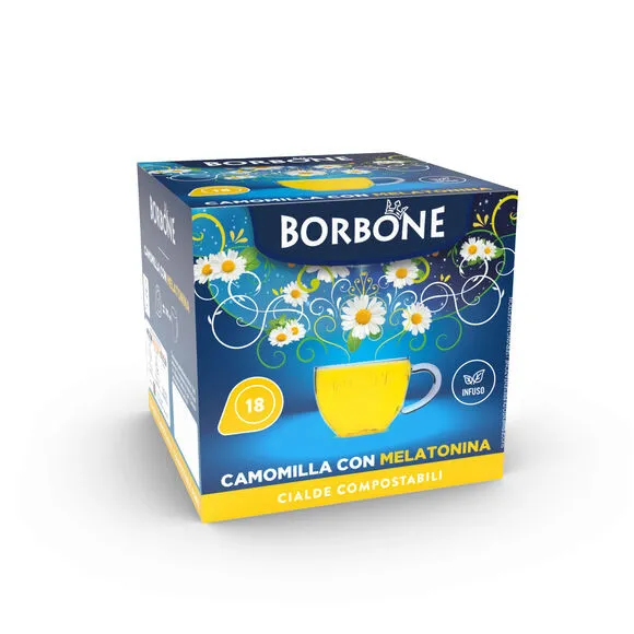18 Cialde Borbone Camomilla cu Melatonina - ESE 44