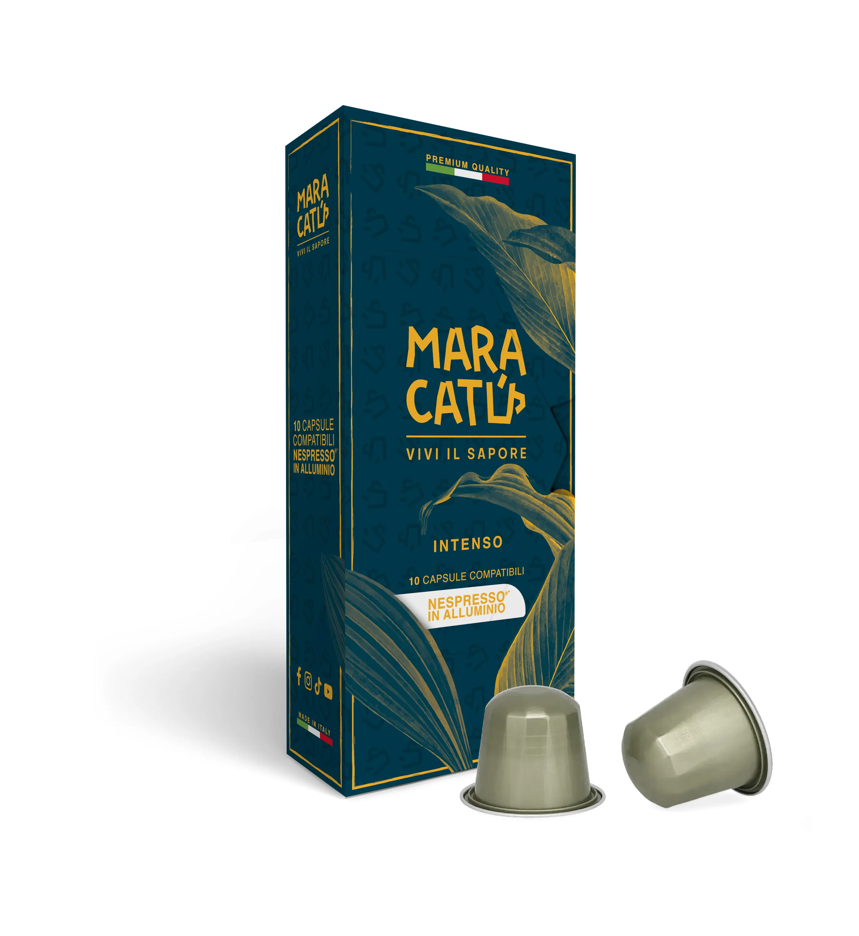10 Capsule Maracatu Intenso - Compatibile Nespresso Aluminiu
